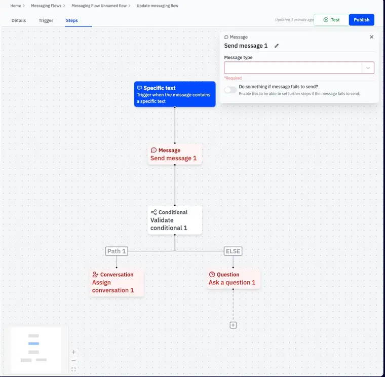 ActiveCampaign: WhatsApp messaging flows