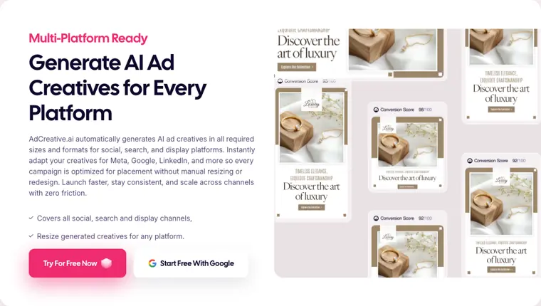 AdCreative.ai: Ad creative generation