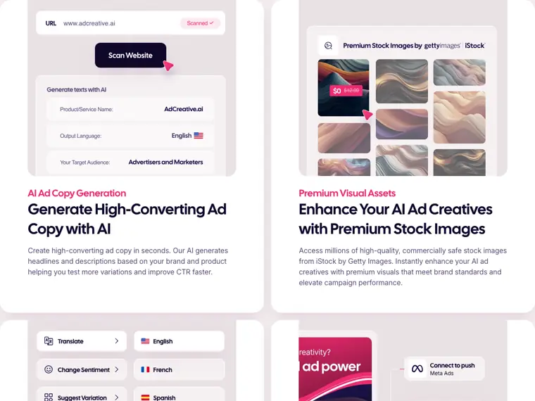 AdCreative.ai: AI ad copy generation