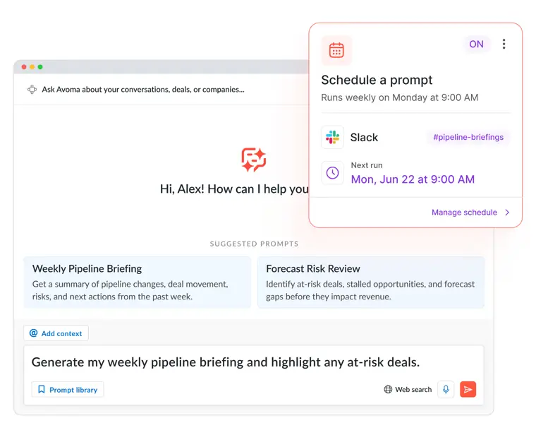 Avoma: Ask Avoma copilot