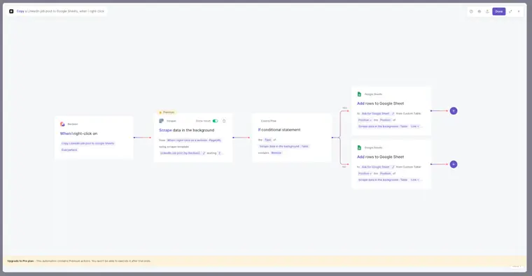 Bardeen: Agentic web scraper