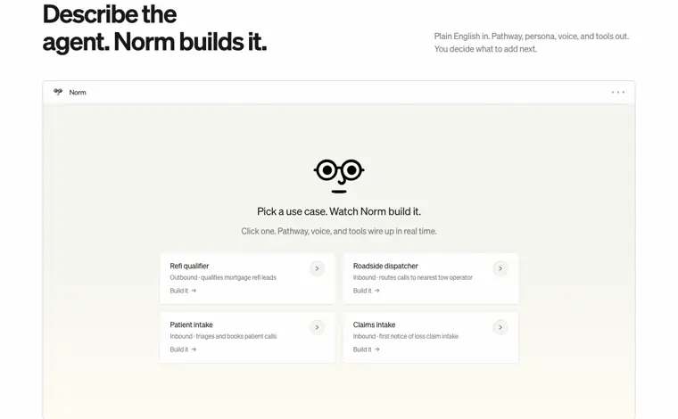 Bland AI: Norm agent builder