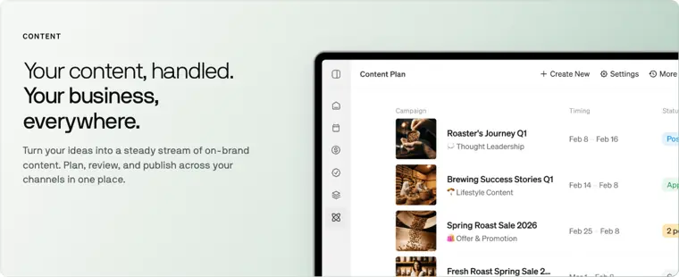 Blaze.ai: Content planning and publishing