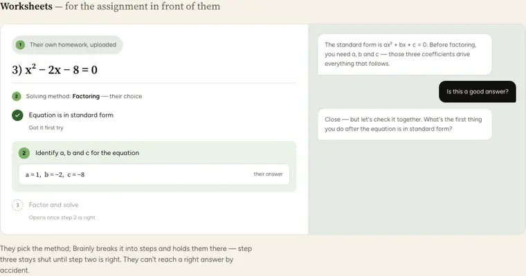 Brainly: Worksheets