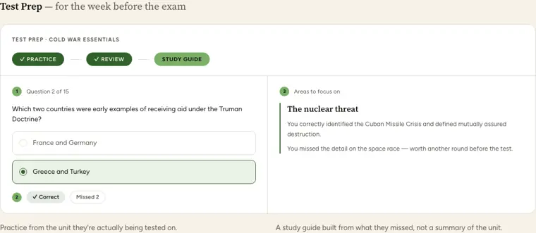 Brainly: Test prep
