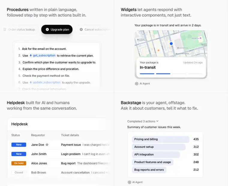 Chatbase: Interactive widgets