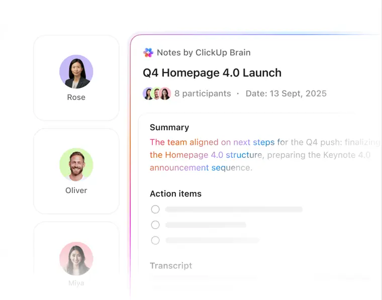 ClickUp: AI Notetaker