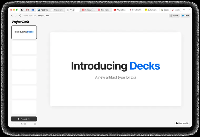 Dia: Decks