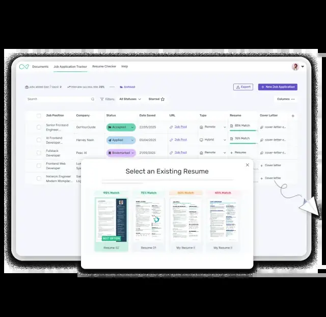 Enhancv: AI job application tracker