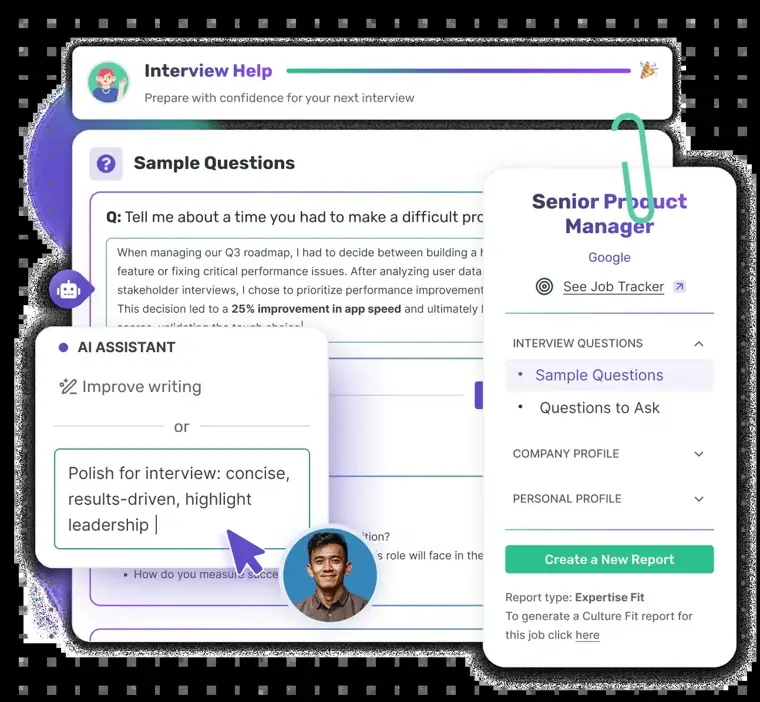 Enhancv: AI interview help