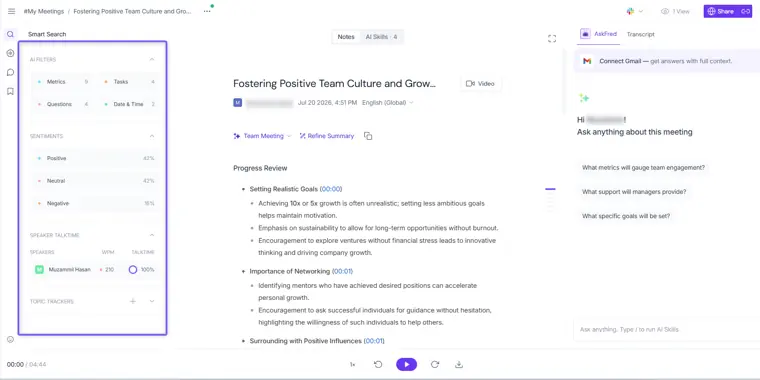 Fireflies.ai: Conversation intelligence