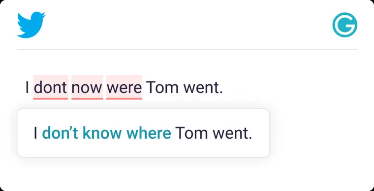 Ginger Software: Context based corrections