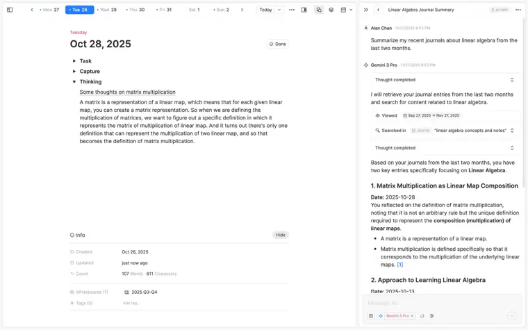 Heptabase: AI agent