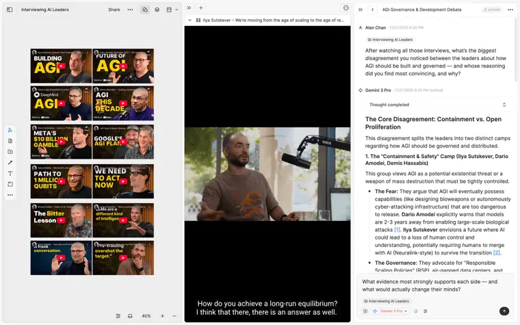 Heptabase: PDF and YouTube processing