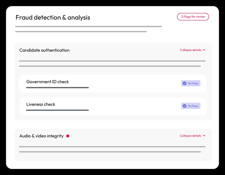 HireVue: Fraud and cheating mitigation