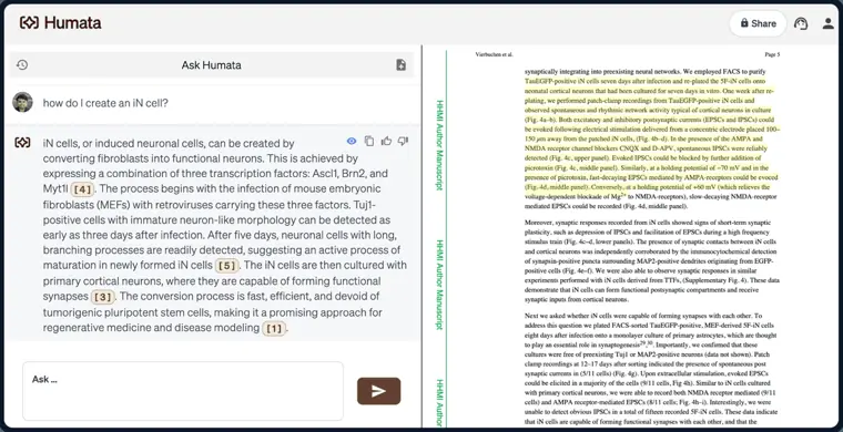 Humata: Document question answering