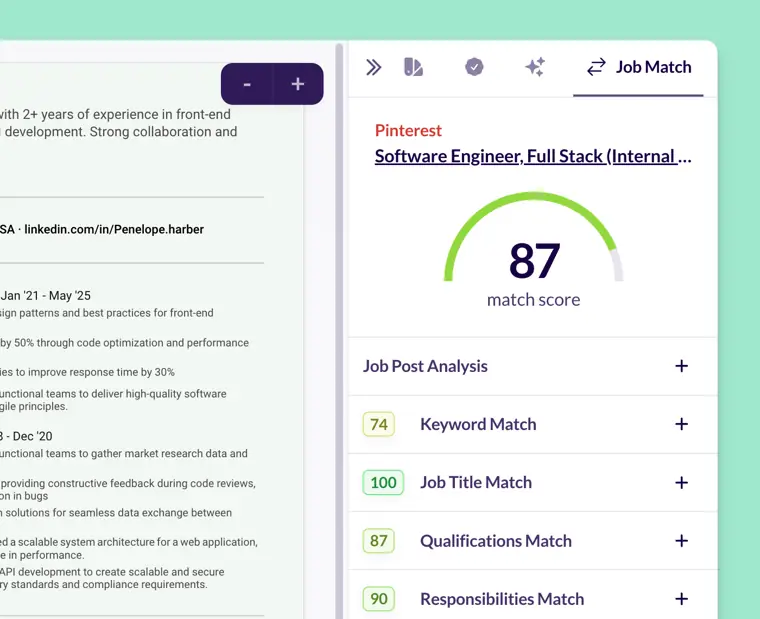 Huntr: AI resume tailor