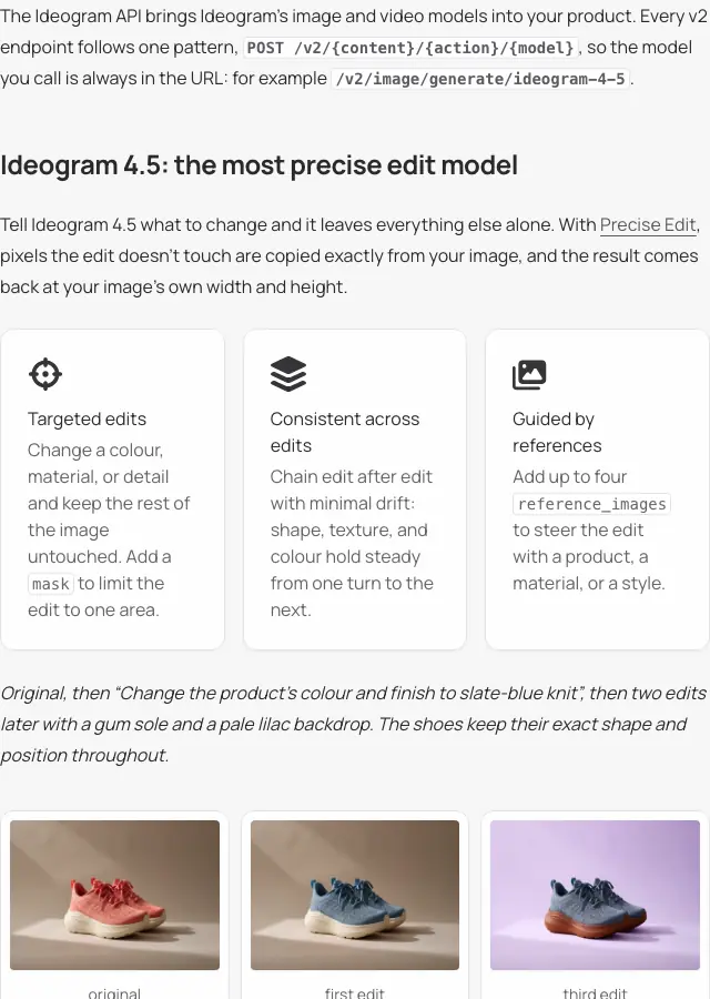 Ideogram: Precise edit