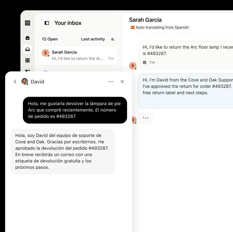 Intercom: Omnichannel shared inbox
