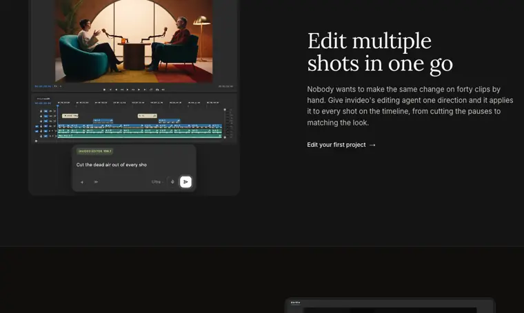 InVideo AI: Natural language editing agent