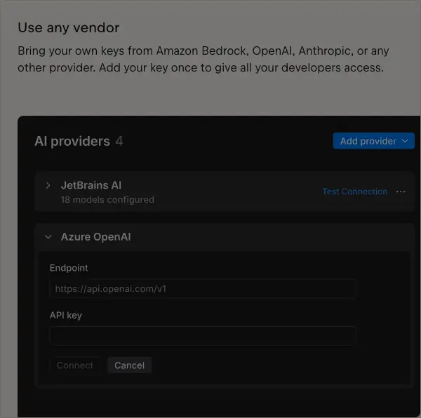 JetBrains AI: Air Governance and BYOK