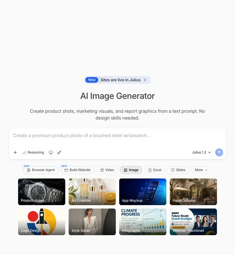 Julius AI: AI image generator
