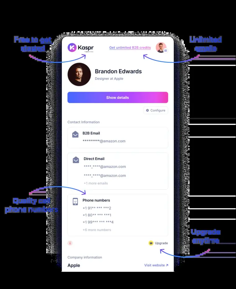 Kaspr: Kaspr Chrome extension