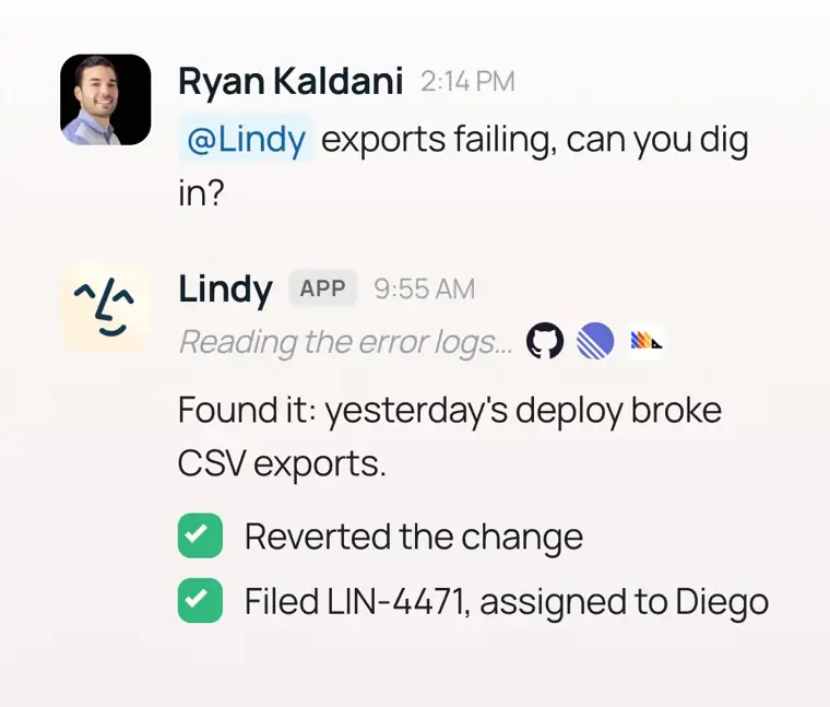 Lindy: Integrations and MCP support