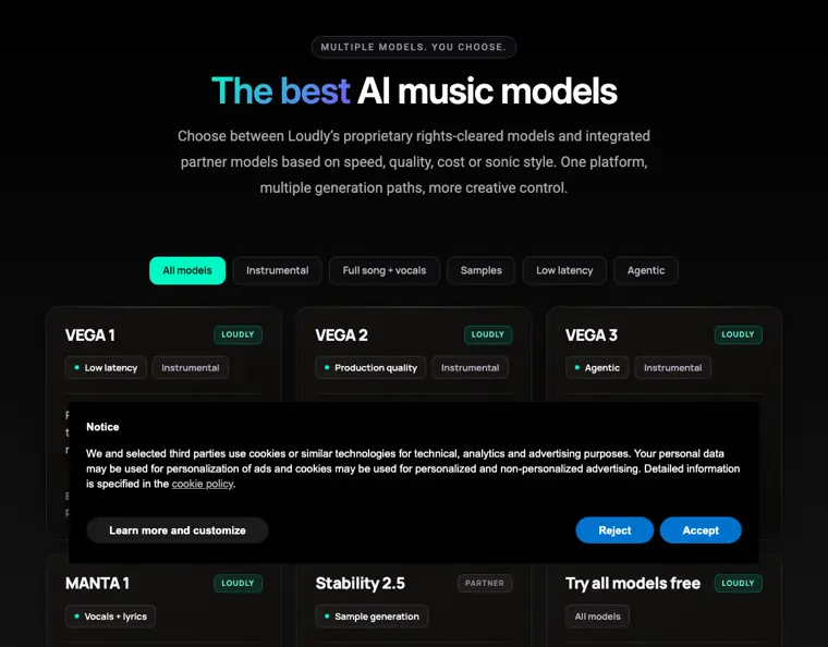 Loudly: AI music generation