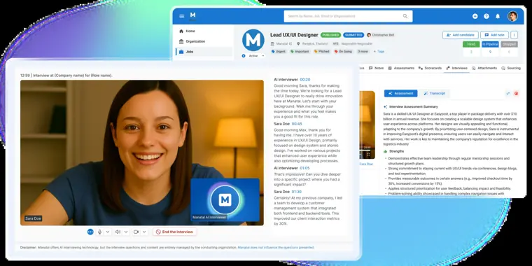 Manatal: AI interviewer screening