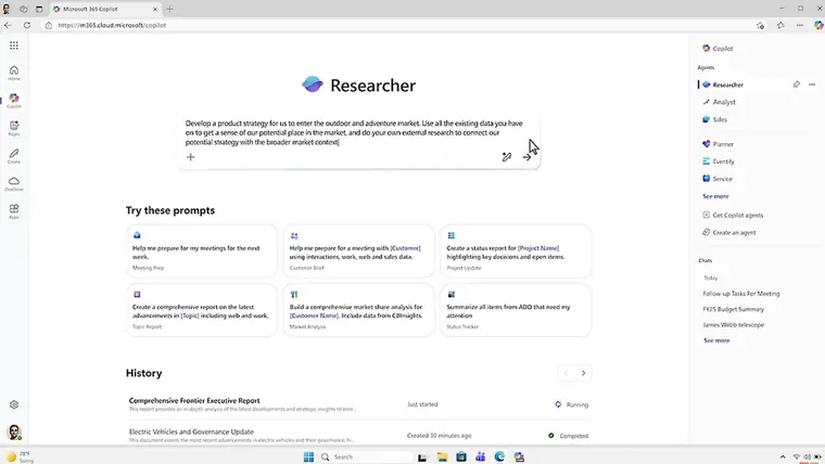 Microsoft 365 Copilot: Ready made agents