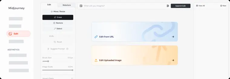 Midjourney: Midjourney Editor