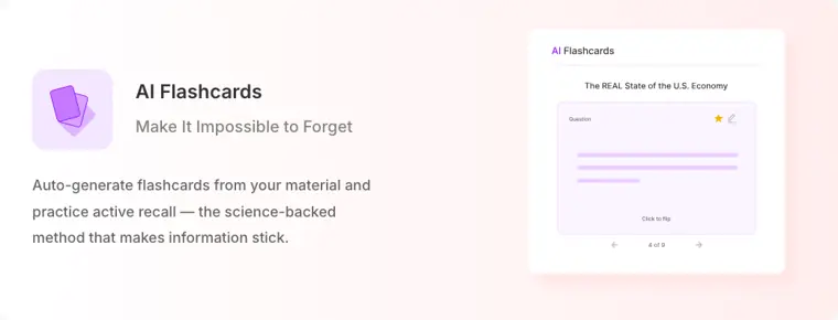 Mindgrasp: AI Flashcards