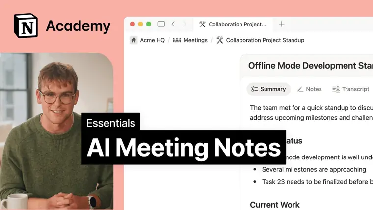 Notion: AI Meeting Notes
