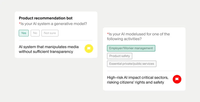 OneTrust AI Governance: Standardized AI risk assessment