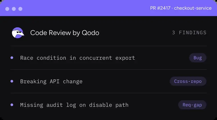 Qodo: Context aware PR review
