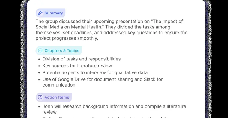 Read AI: Meeting reports