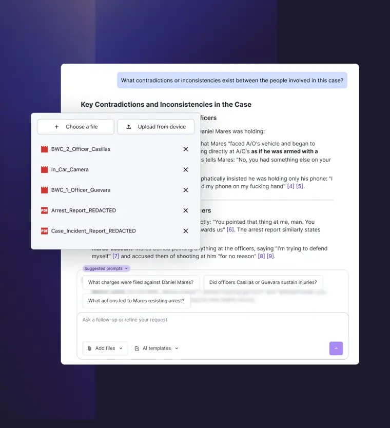 Rev: Multi file evidence analysis