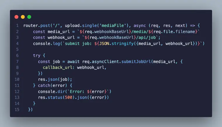 Rev: Speech to text API