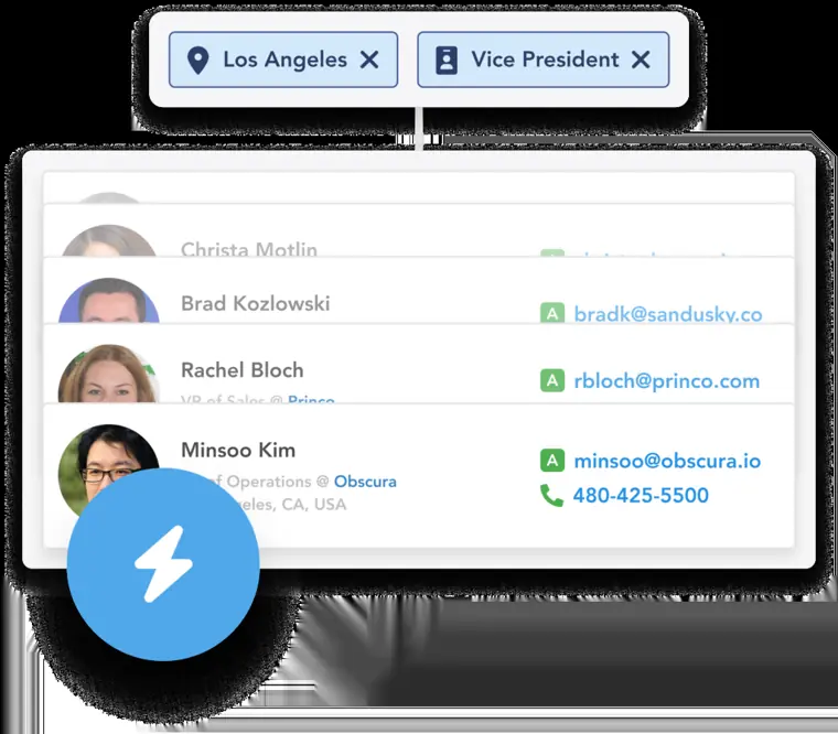 RocketReach: Contact database