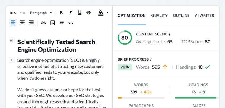 SE Ranking: Content Editor