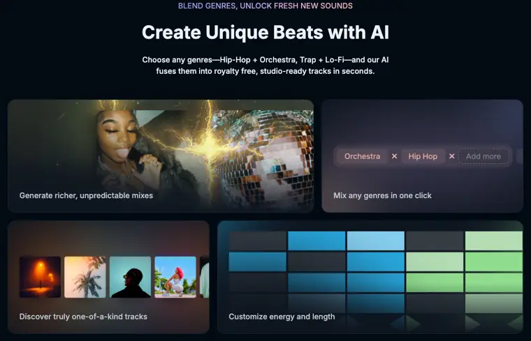 Soundraw: Genre blending generation