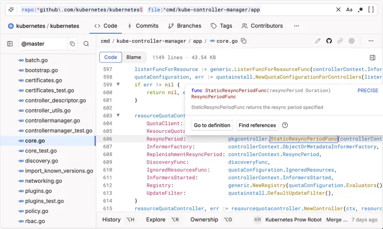 Sourcegraph: Code Navigation