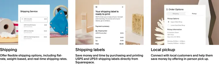 Squarespace: Shipping and fulfillment tools