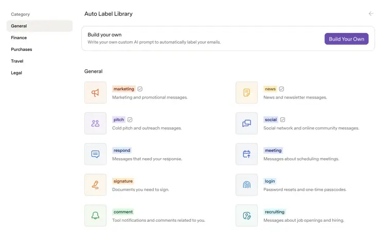 Superhuman Mail: Custom Auto Labels with AI