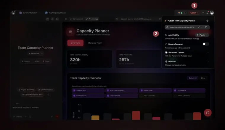 Taskade: Taskade Genesis app builder