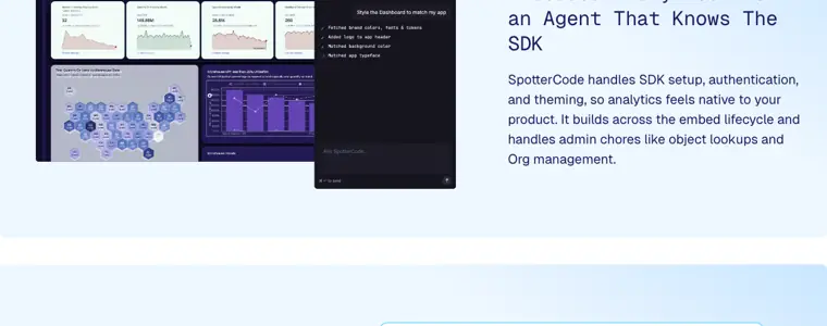 ThoughtSpot: SpotterCode embedded analytics