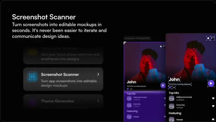 Uizard: Screenshot Scanner
