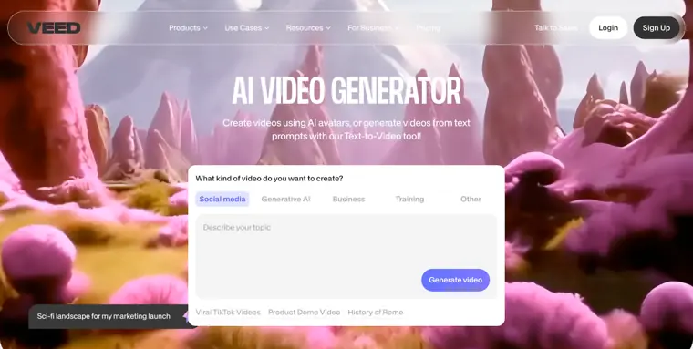 VEED: AI video generator