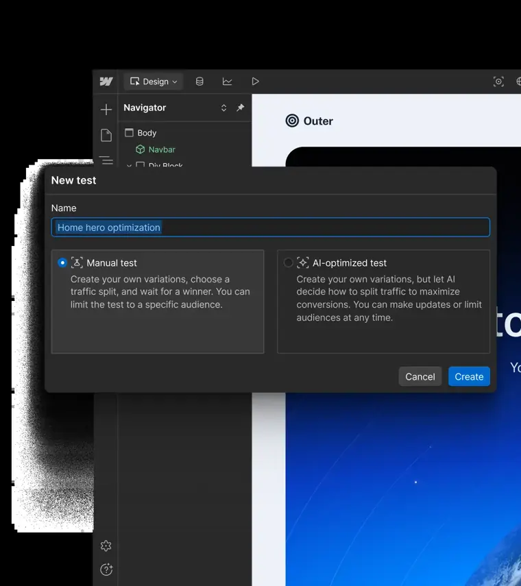 Webflow: Webflow Optimize